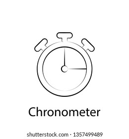 fast food chronometer outline icon. Element of food illustration icon. Signs and symbols can be used for web, logo, mobile app, UI, UX