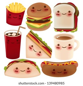  Fast Food Collection - Vector File EPS10