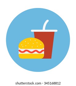 
Fast Food Colored Vector Icon
