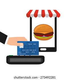 fast food commerce design, vector illustration eps10 graphic 