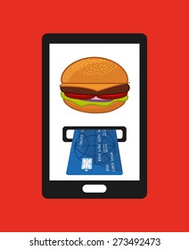 fast food commerce design, vector illustration eps10 graphic 