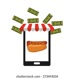 fast food commerce design, vector illustration eps10 graphic 