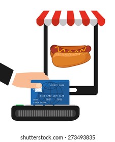 fast food commerce design, vector illustration eps10 graphic 