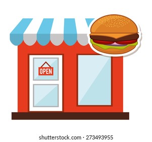 fast food commerce design, vector illustration eps10 graphic 