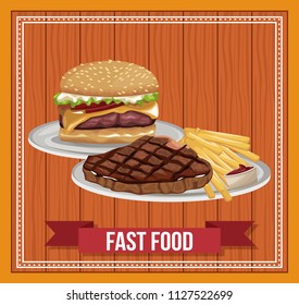 Fast food concept