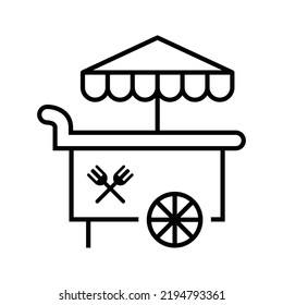 Fast Food, Food Corner, Food Stand Icon