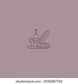 fast food delivery logo design template