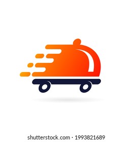 fast food delivery logo symbol
