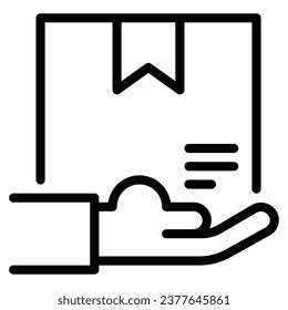 fast food delivery object vector icon
