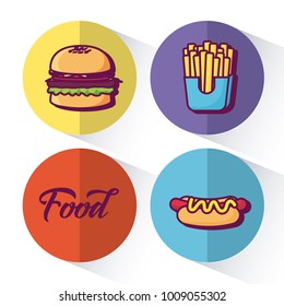 fast food design concept