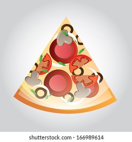 fast food design over  gray background vector illustration