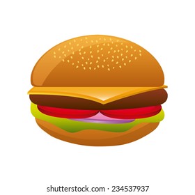 fast food  design , vector illustration