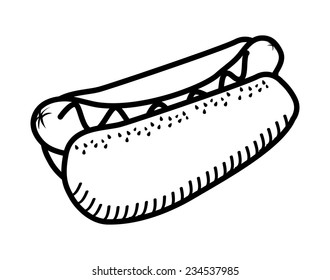 fast food  design , vector illustration