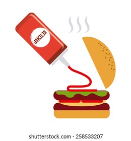 fast food design, vector illustration eps10 graphic 