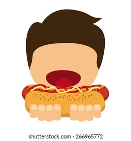 fast food design, vector illustration eps10 graphic 