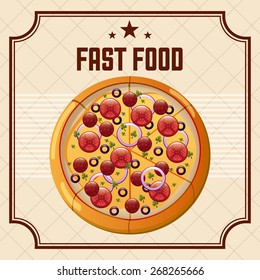 fast food design, vector illustration eps10 graphic 