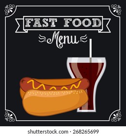 fast food design, vector illustration eps10 graphic 