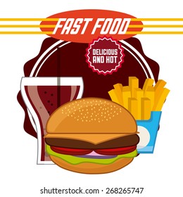 fast food design, vector illustration eps10 graphic 