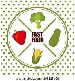 fast food design, vector illustration eps10 graphic