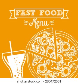 fast food design, vector illustration eps10 graphic 
