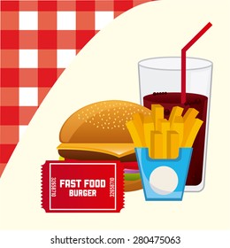fast food design, vector illustration eps10 graphic 