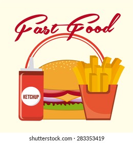 fast food design, vector illustration eps10 graphic 