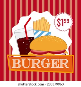 fast food design, vector illustration eps10 graphic 