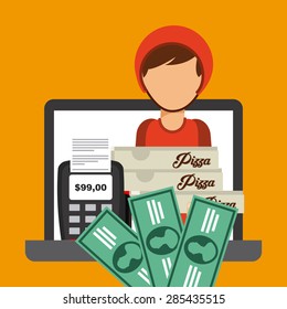 fast food design, vector illustration eps10 graphic 