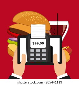 fast food design, vector illustration eps10 graphic 