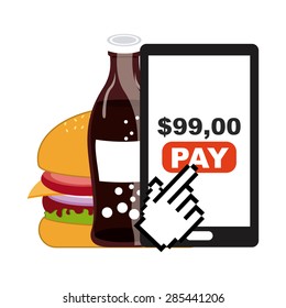 fast food design, vector illustration eps10 graphic 