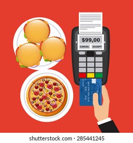 fast food design, vector illustration eps10 graphic 