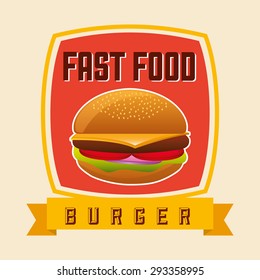 fast food design, vector illustration eps10 graphic 