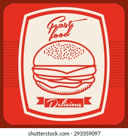 fast food design, vector illustration eps10 graphic 