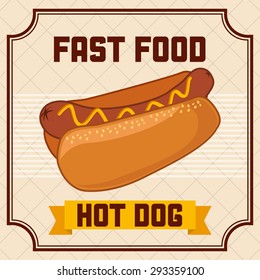 fast food design, vector illustration eps10 graphic 