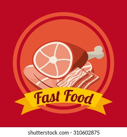 fast food design, vector illustration eps10 graphic 