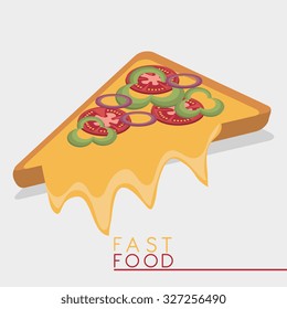 fast food design, vector illustration eps10 graphic 