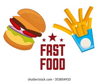 fast food design, vector illustration eps10 graphic 