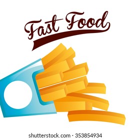 fast food design, vector illustration eps10 graphic 
