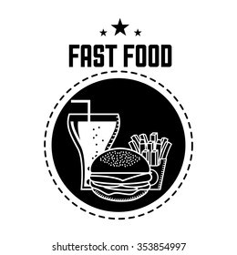 fast food design, vector illustration eps10 graphic 
