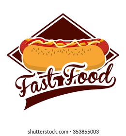 fast food design, vector illustration eps10 graphic 