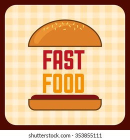 fast food design, vector illustration eps10 graphic 