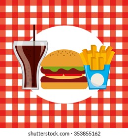 fast food design, vector illustration eps10 graphic 