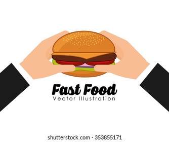 fast food design, vector illustration eps10 graphic 