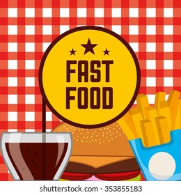 fast food design, vector illustration eps10 graphic 