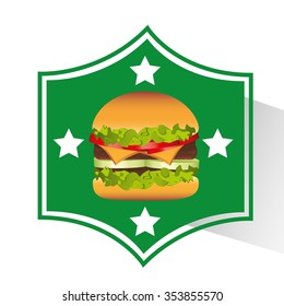 fast food design, vector illustration eps10 graphic 
