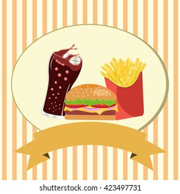 fast food design, vector illustration ESP 10 graphic
