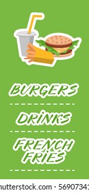 Fast food design vector illustration