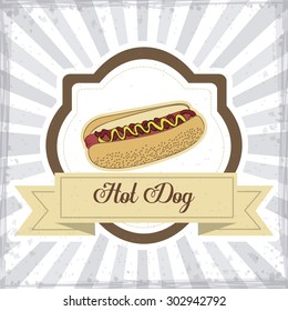 Fast Food digital design, vector illustration eps 10