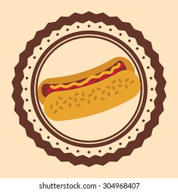 Fast Food digital design, vector illustration 10 eps graphic