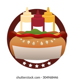 Fast Food digital design, vector illustration 10 eps graphic